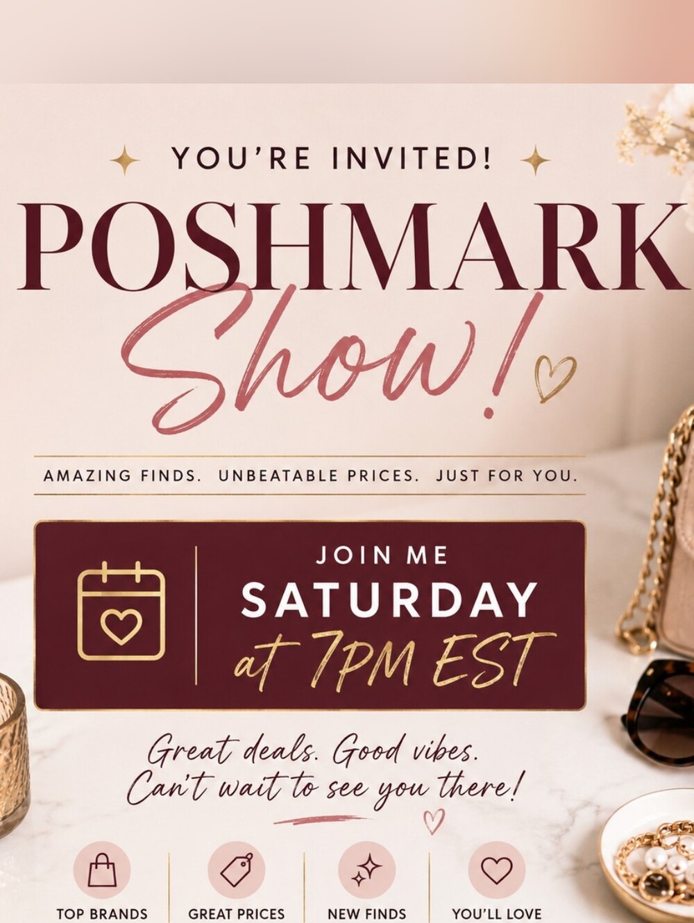 POSH SHOW: MAY 23RD AT 7PM EST